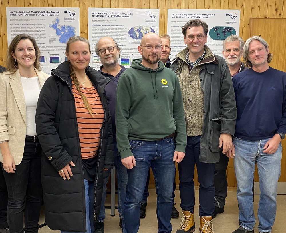 Gruppenfoto vom Besuch bei der BGR